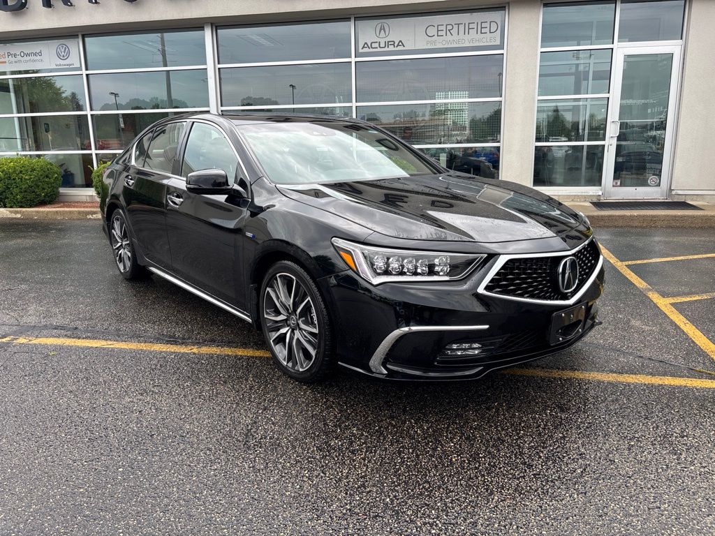 Majestic Black Pearl 2019 Acura RLX Sedan  7-Speed Automatic