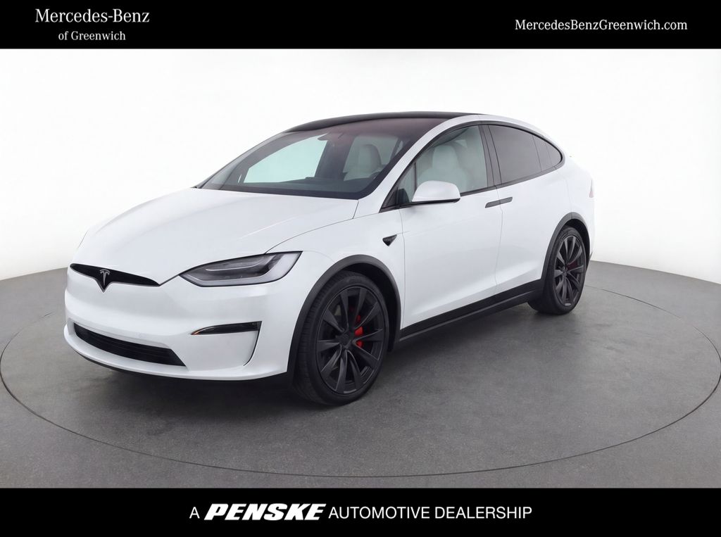 White 2025 Tesla Model X Plaid AWD SUV / Crossover All-Wheel Drive 1-Speed Automatic