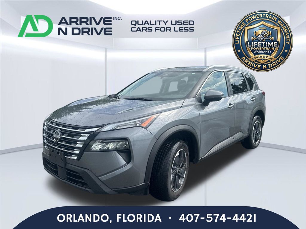 Black 2025 Nissan Rogue SUV / Crossover All-Wheel Drive Continuously Variable Transmission
