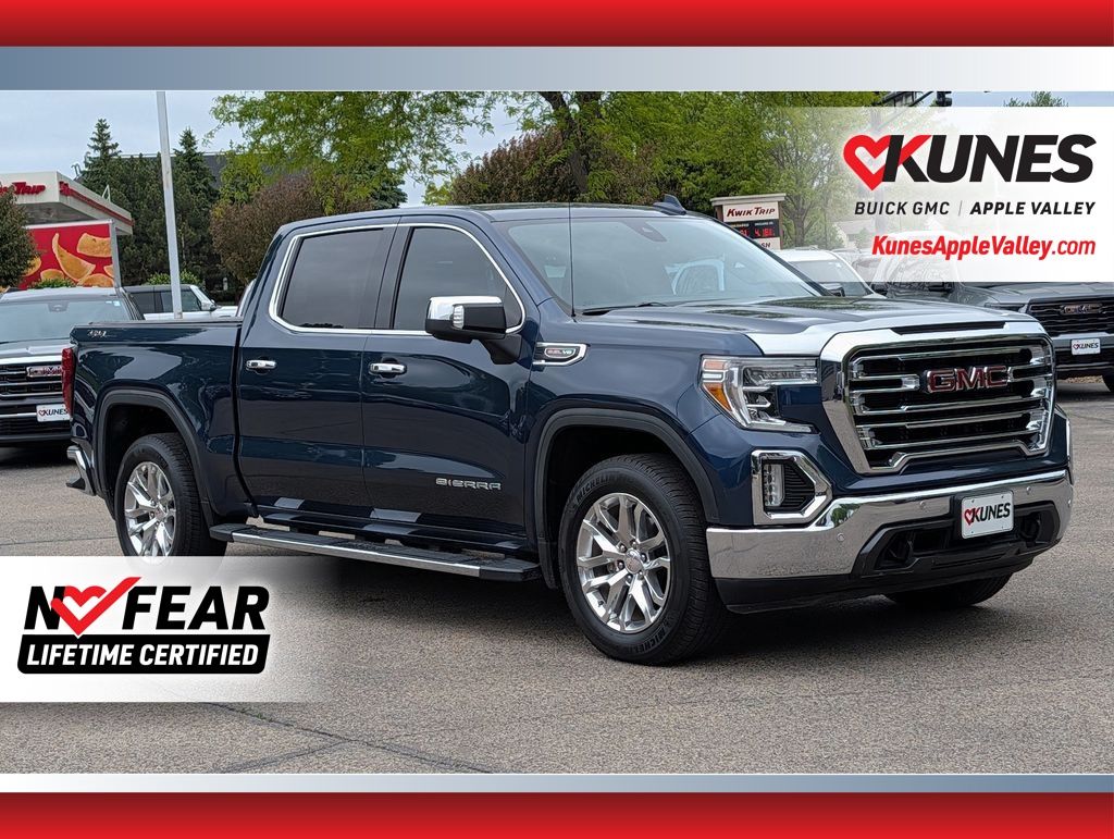 Pacific Blue Metallic 2020 GMC Sierra 1500 Pickup Truck Four-Wheel Drive Automatic