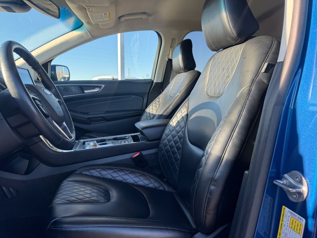 2024 Ford Edge Titanium Blue at North Houston Mitsubishi