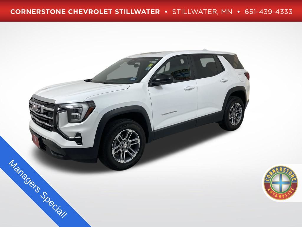 Summit White 2025 GMC Terrain Elevation AWD SUV / Crossover Four-Wheel Drive 8-Speed Automatic Overdrive