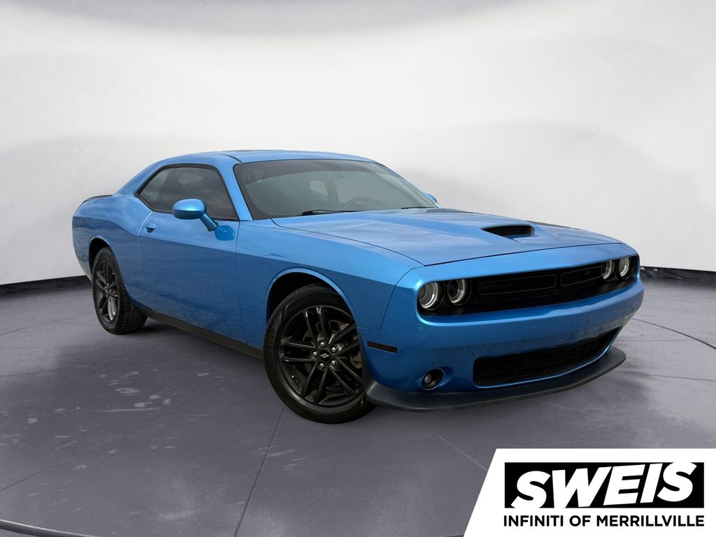 B5 Blue Pearlcoat 2019 Dodge Challenger GT AWD Coupe All-Wheel Drive 8-Speed Automatic