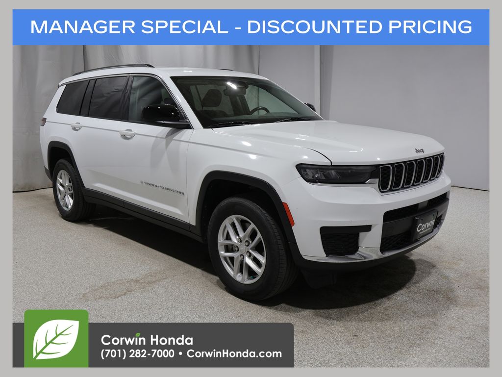 Bright White Clearcoat 2021 Jeep Grand Cherokee L SUV / Crossover Four-Wheel Drive 8-Speed Automatic