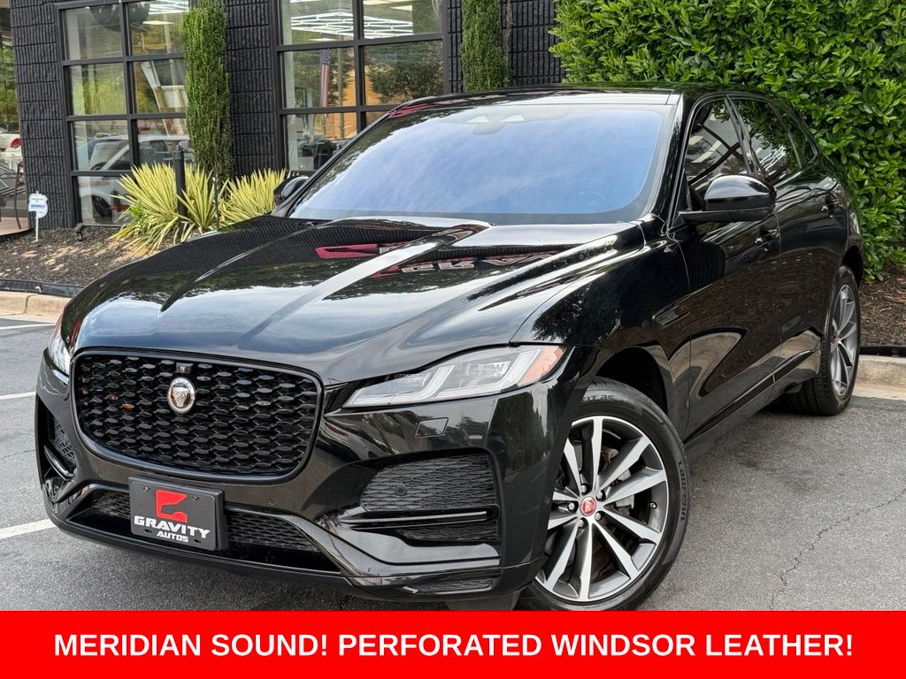 Black 2021 Jaguar F-PACE SUV / Crossover All-Wheel Drive 8-Speed Automatic