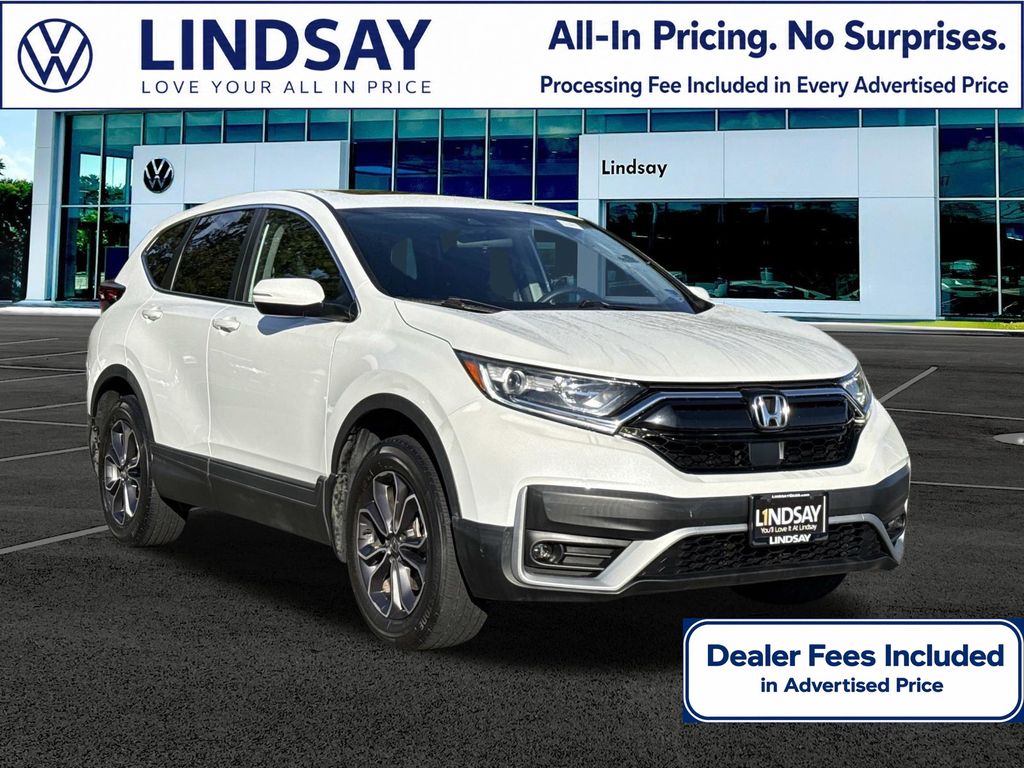 Platinum White Pearl 2021 Honda CR-V SUV / Crossover All-Wheel Drive Continuously Variable Transmission