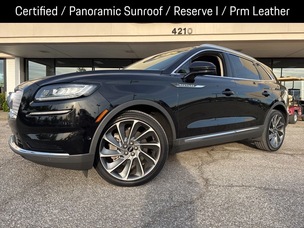 Infinite Black Metallic Clearcoat 2023 Lincoln Nautilus Reserve AWD SUV / Crossover All-Wheel Drive 8-Speed Automatic