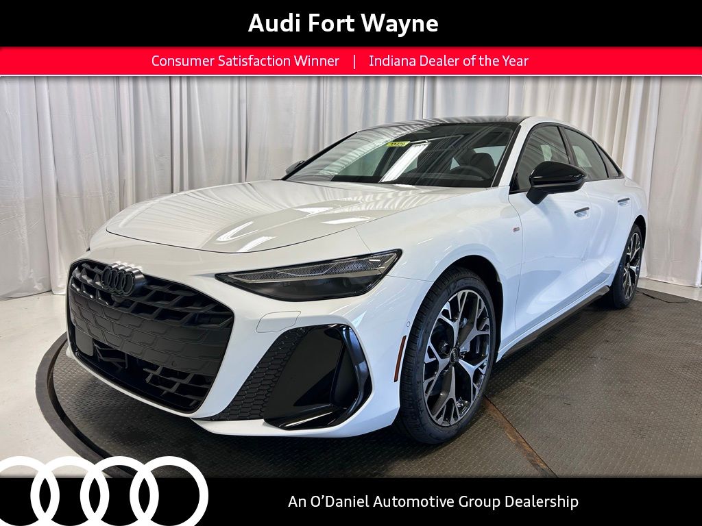 Glacier White Metallic 2026 Audi A6 quattro Progressiv TFSI Sedan 7-Speed Automatic