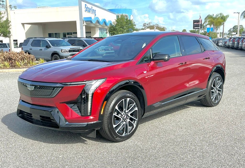 Radiant Red Tintcoat 2025 Cadillac OPTIQ Sport 2 AWD SUV / Crossover All-Wheel Drive 1-Speed Automatic