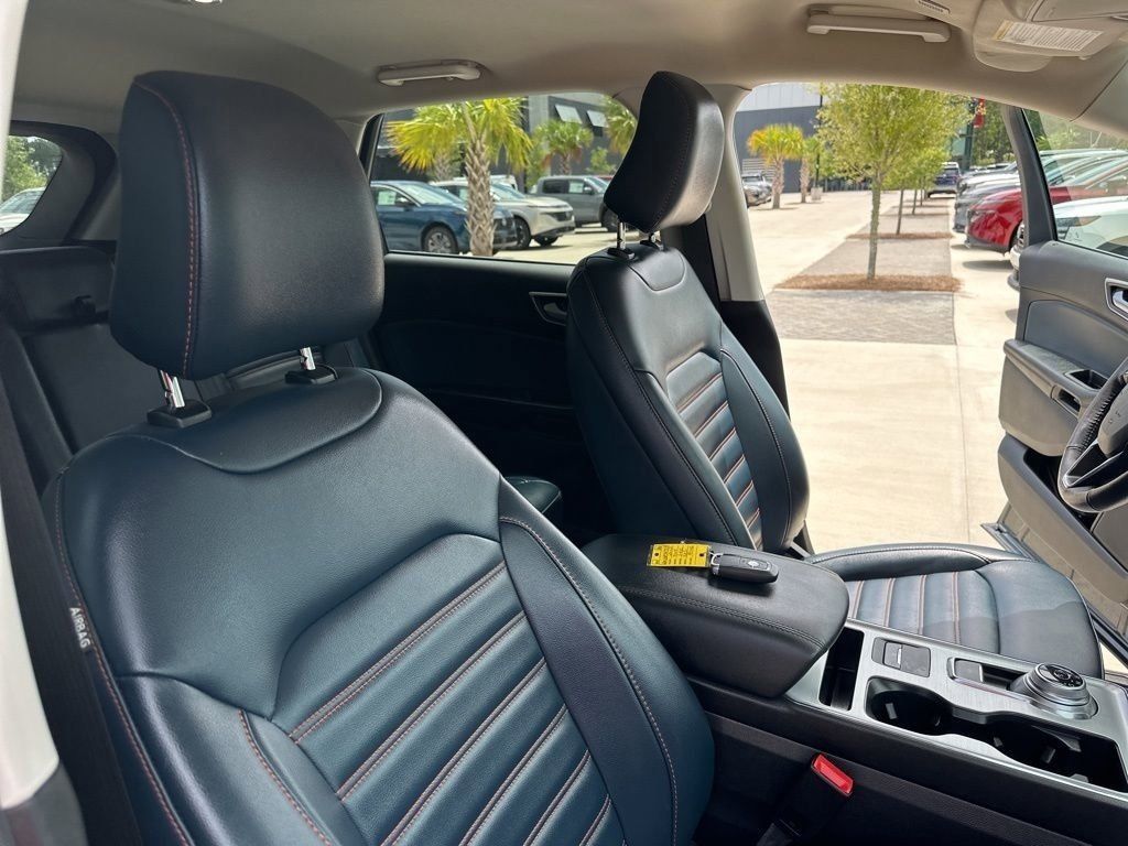 2022 Stone Blue Metallic Ford Edge SEL AWD SUV