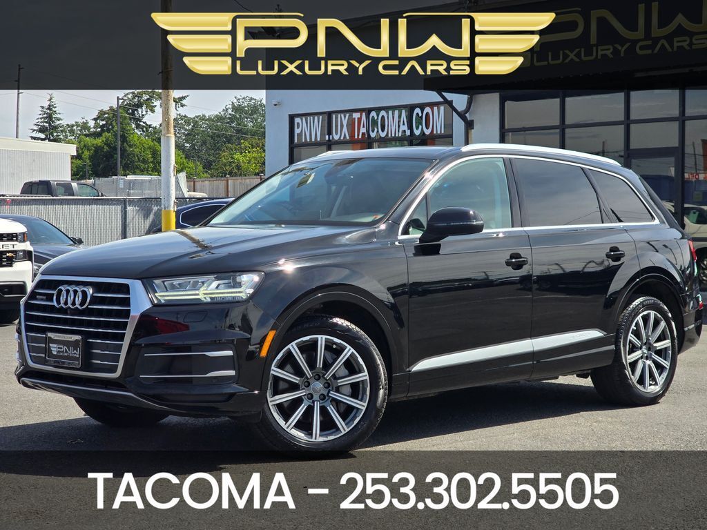 Night Black 2018 Audi Q7 SUV / Crossover All-Wheel Drive 8-Speed Automatic