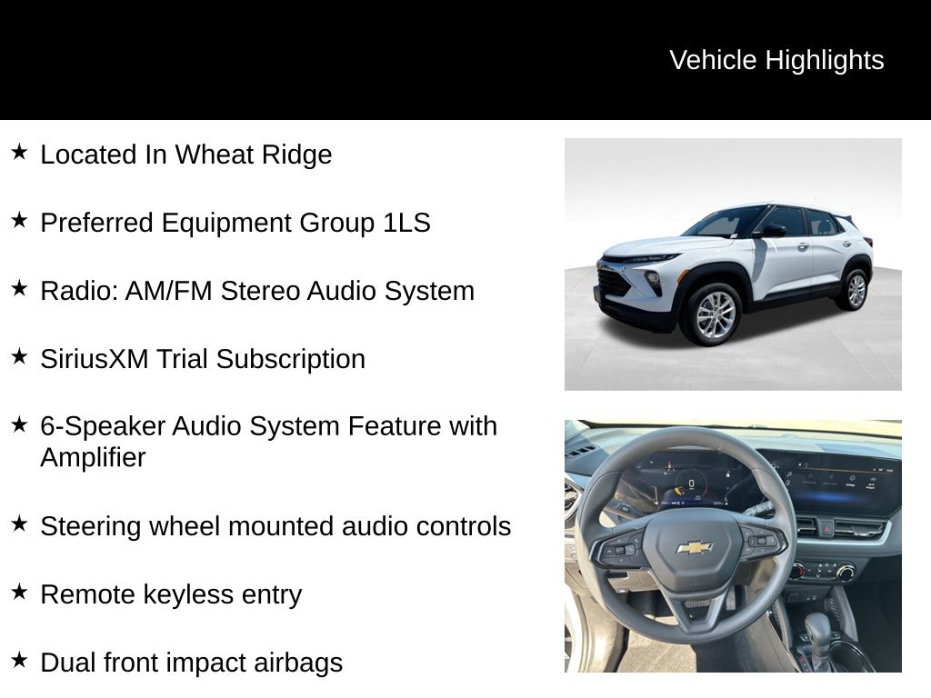 Used 2026 Chevrolet TrailBlazer SUV