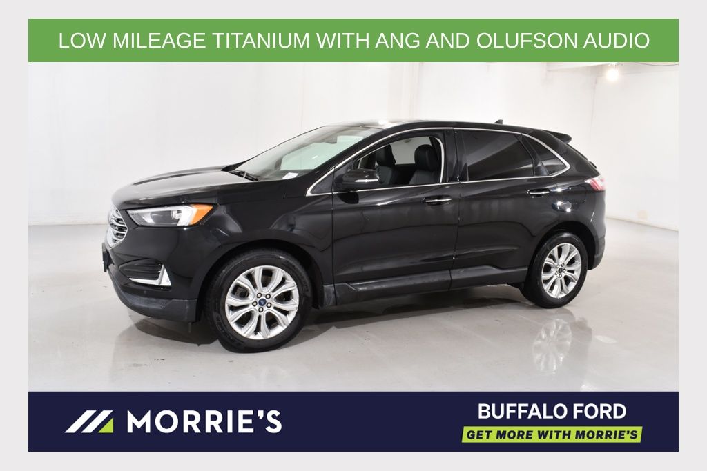 Agate Black Metallic 2022 Ford Edge SUV / Crossover All-Wheel Drive 8-Speed Automatic