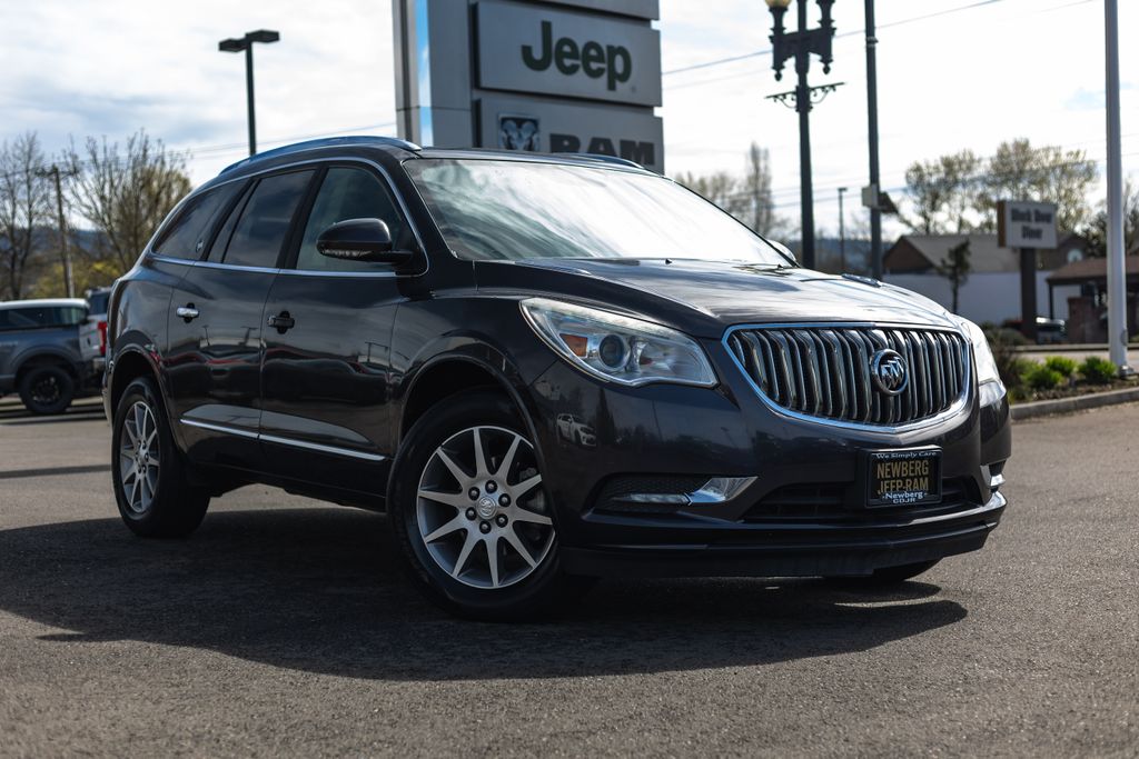 Gray (Iridium Metallic) 2016 Buick Enclave Leather FWD SUV / Crossover Front-Wheel Drive 6-Speed Automatic Overdrive