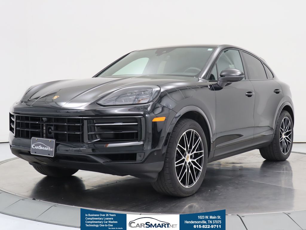 Black 2024 Porsche Cayenne Coupe Coupe All-Wheel Drive 8-Speed Automatic