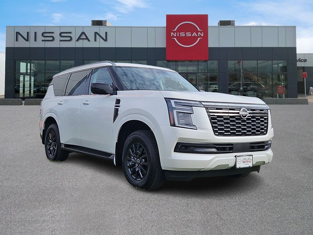 Aspen White Tricoat 2026 Nissan Armada SUV / Crossover Four-Wheel Drive 9-Speed Automatic