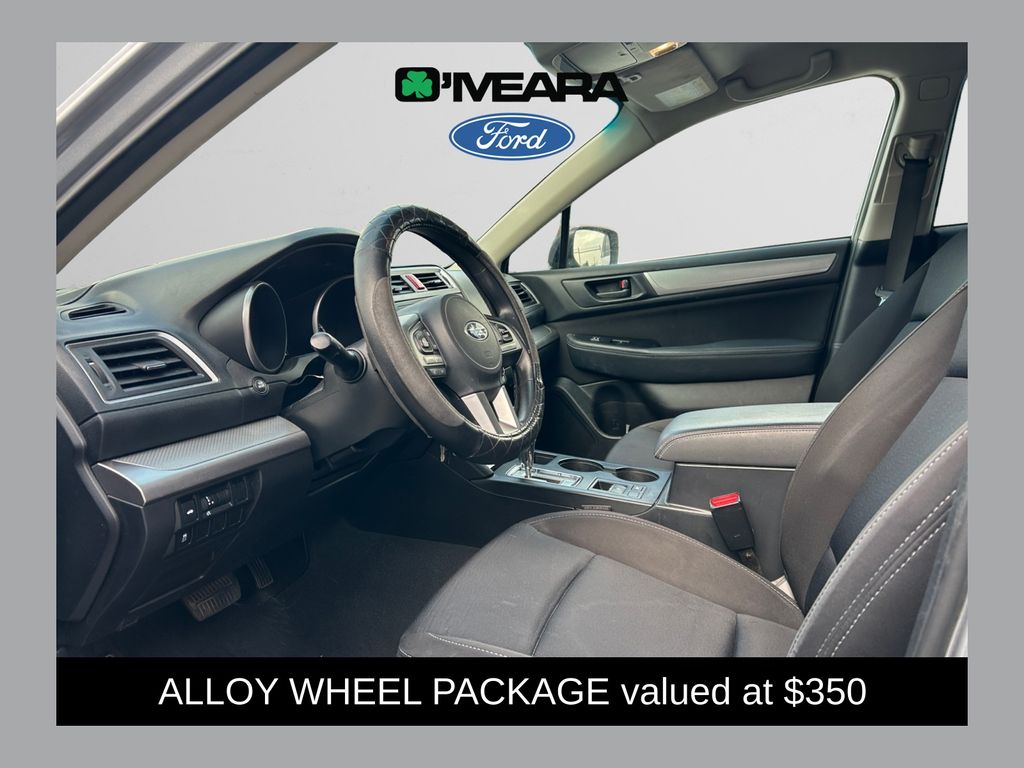 Ice Silver Metallic 2017 Subaru Legacy Sedan All-Wheel Drive Continuously Variable Transmission
