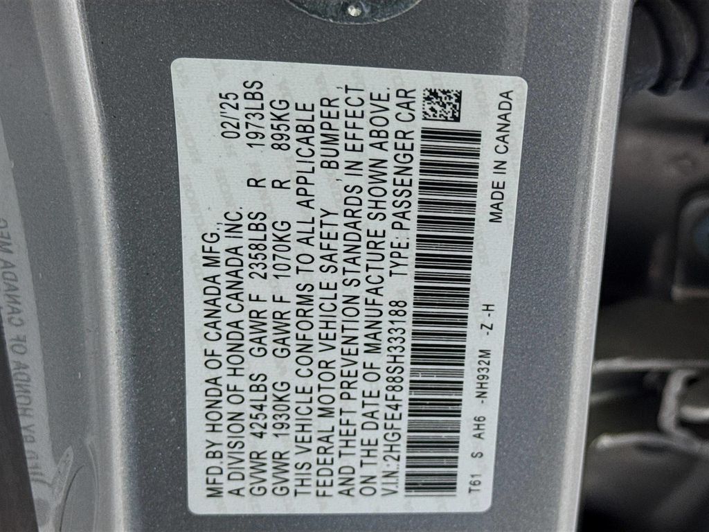 Used Car 2025 Honda Civic Hybrid  Sport For Sale Under $30,000 In Austin, Texas