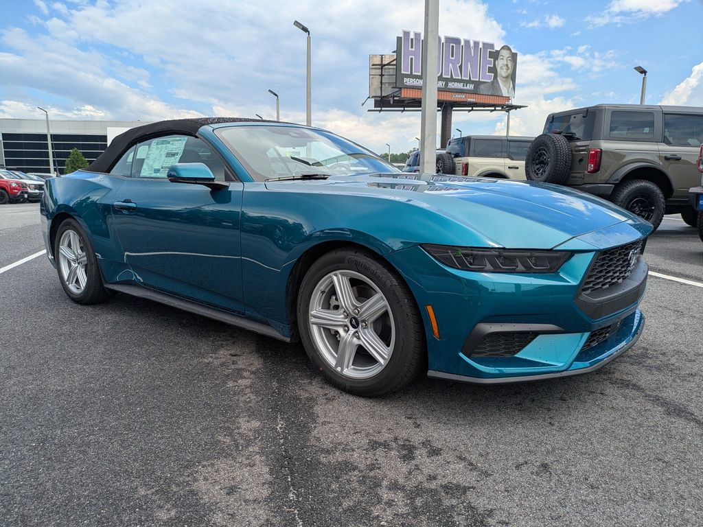 Adriatic Blue Metallic 2026 Ford Mustang Convertible Rear-Wheel Drive Automatic
