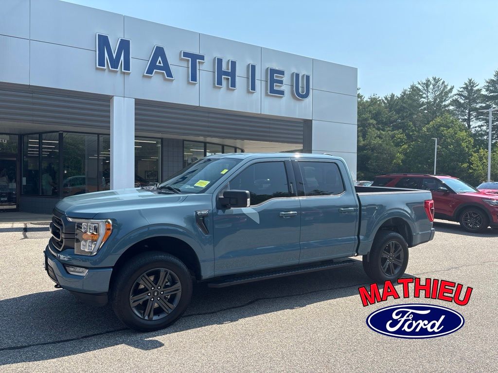 Area 51 Blue 2023 Ford F-150 Pickup Truck Four-Wheel Drive Automatic