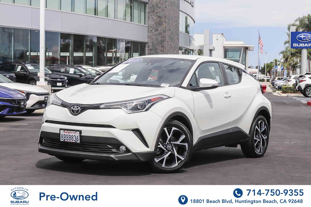 White (Blizzard Pearl) 2018 Toyota C-HR SUV / Crossover Front-Wheel Drive Continuously Variable Transmission