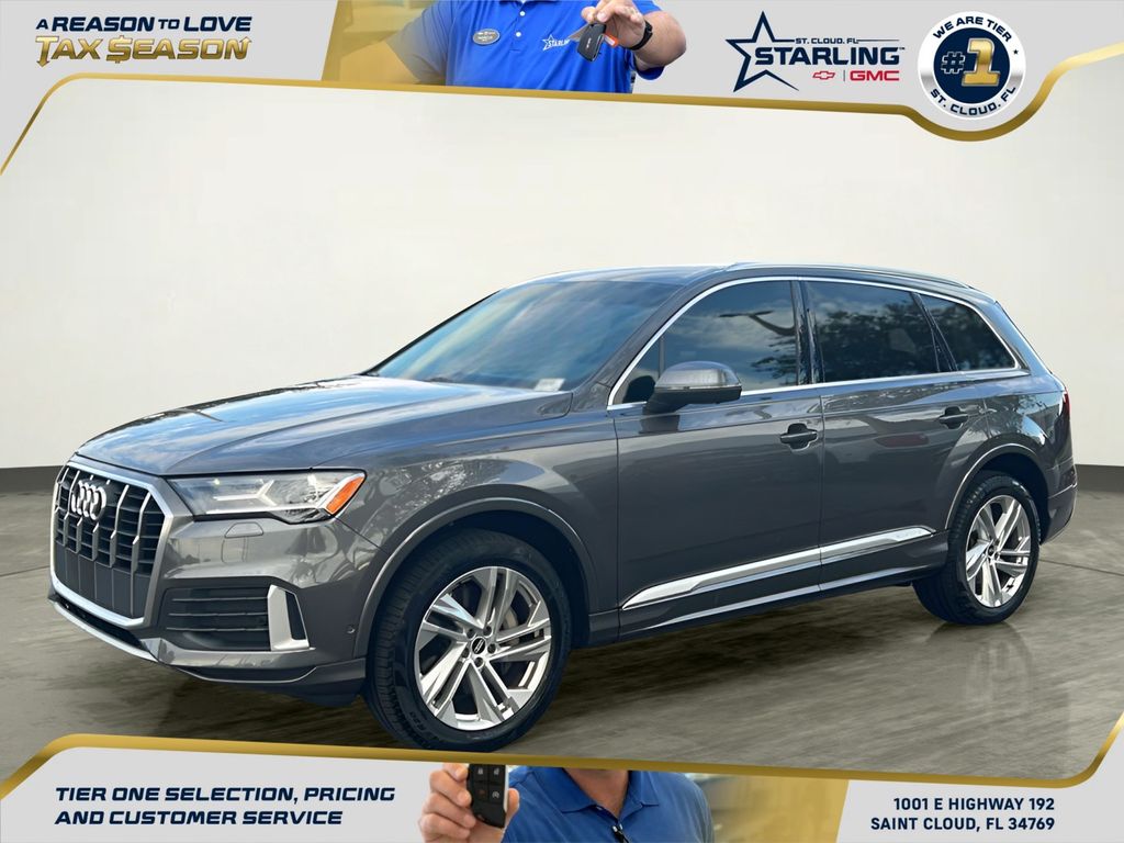 Samurai Gray Metallic 2021 Audi Q7 quattro Premium Plus 45 TFSI SUV / Crossover All-Wheel Drive 8-Speed Automatic