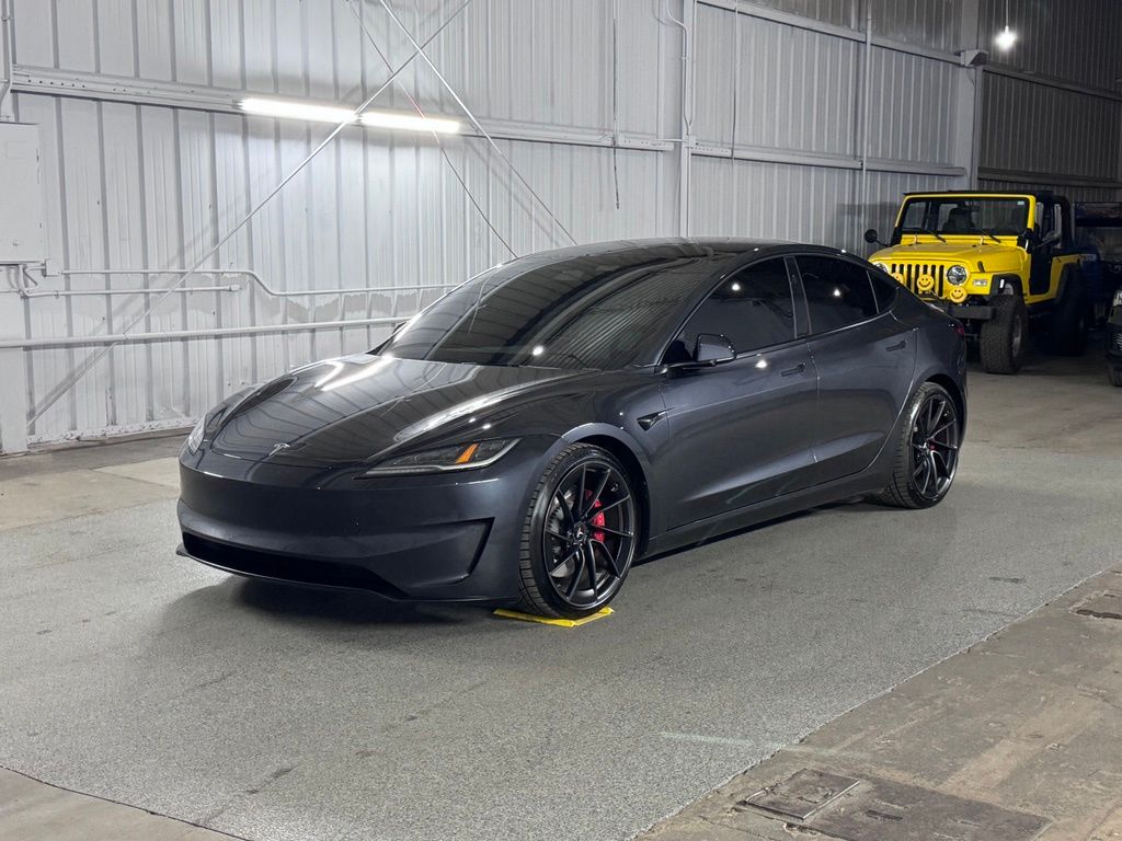 Stealth Gray 2024 Tesla Model 3 Sedan All-Wheel Drive 1-Speed Automatic