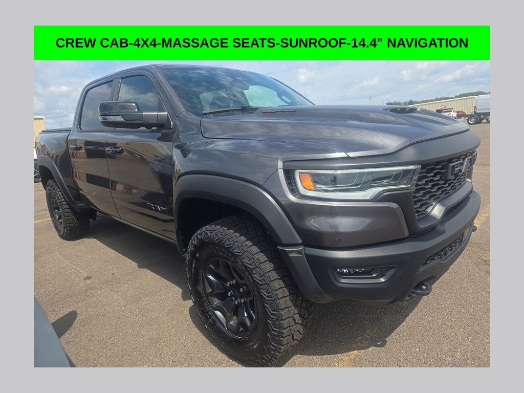 Gray (Granite Crystal Metallic Clearcoat) 2025 RAM 1500 Pickup Truck All-Wheel Drive 8-Speed Automatic