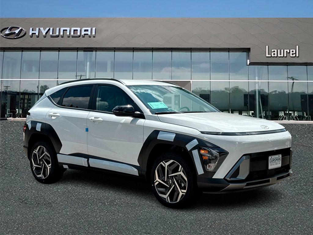 White 2026 Hyundai Kona SUV / Crossover All-Wheel Drive 8-Speed Automatic