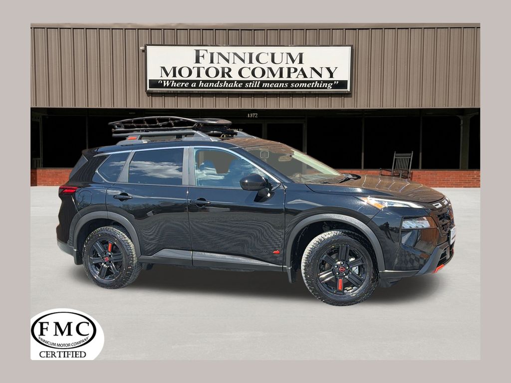 Super Black 2025 Nissan Rogue Rock Creek AWD SUV / Crossover All-Wheel Drive Continuously Variable Transmission