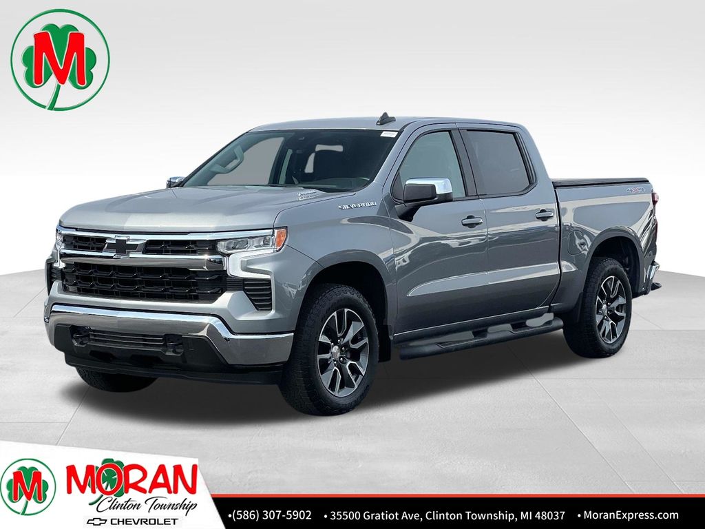 Sterling Gray Metallic 2025 Chevrolet Silverado 1500 Pickup Truck Four-Wheel Drive 8-Speed Automatic