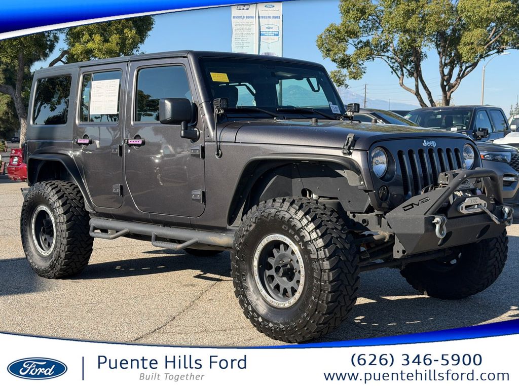 Gray (Granite Crystal Metallic Clearcoat) 2016 Jeep Wrangler Unlimited Sport 4WD SUV / Crossover Four-Wheel Drive 5-Speed Automatic