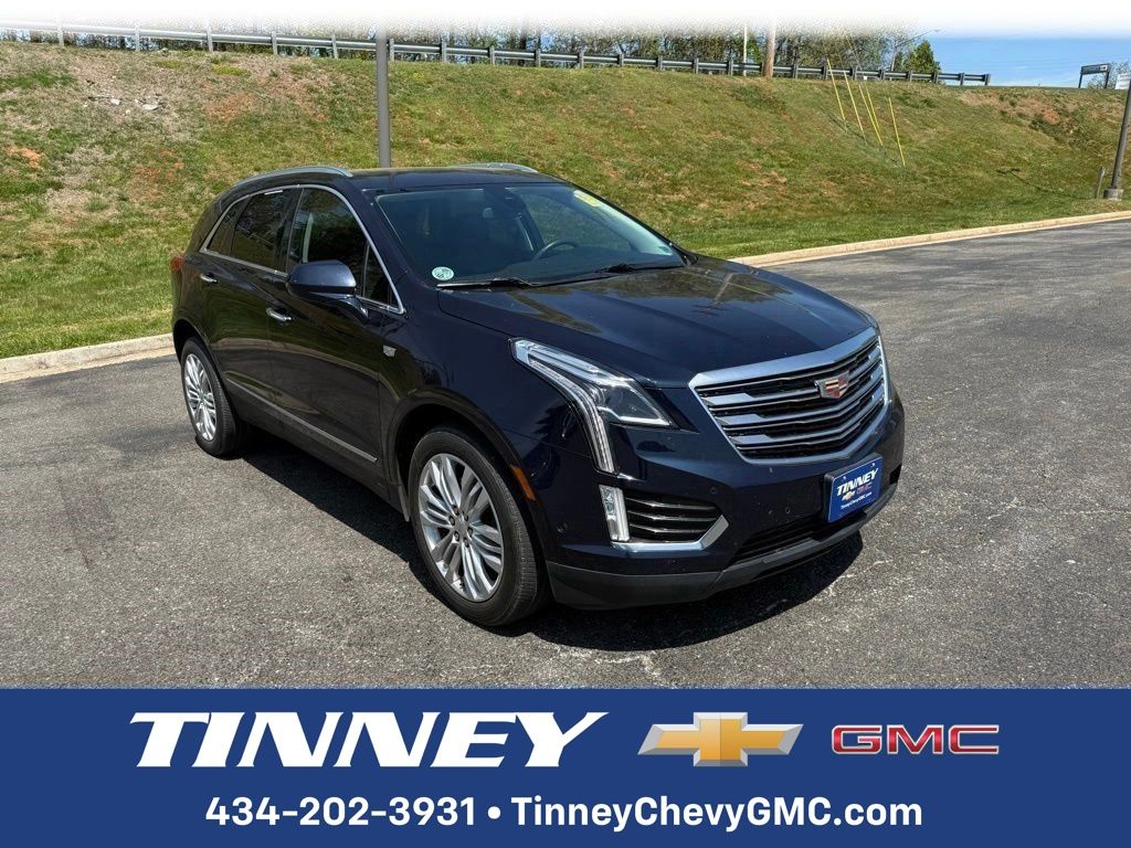 Dark Adriatic Blue Metallic 2017 Cadillac XT5 Premium Luxury AWD SUV / Crossover Four-Wheel Drive 8-Speed Automatic