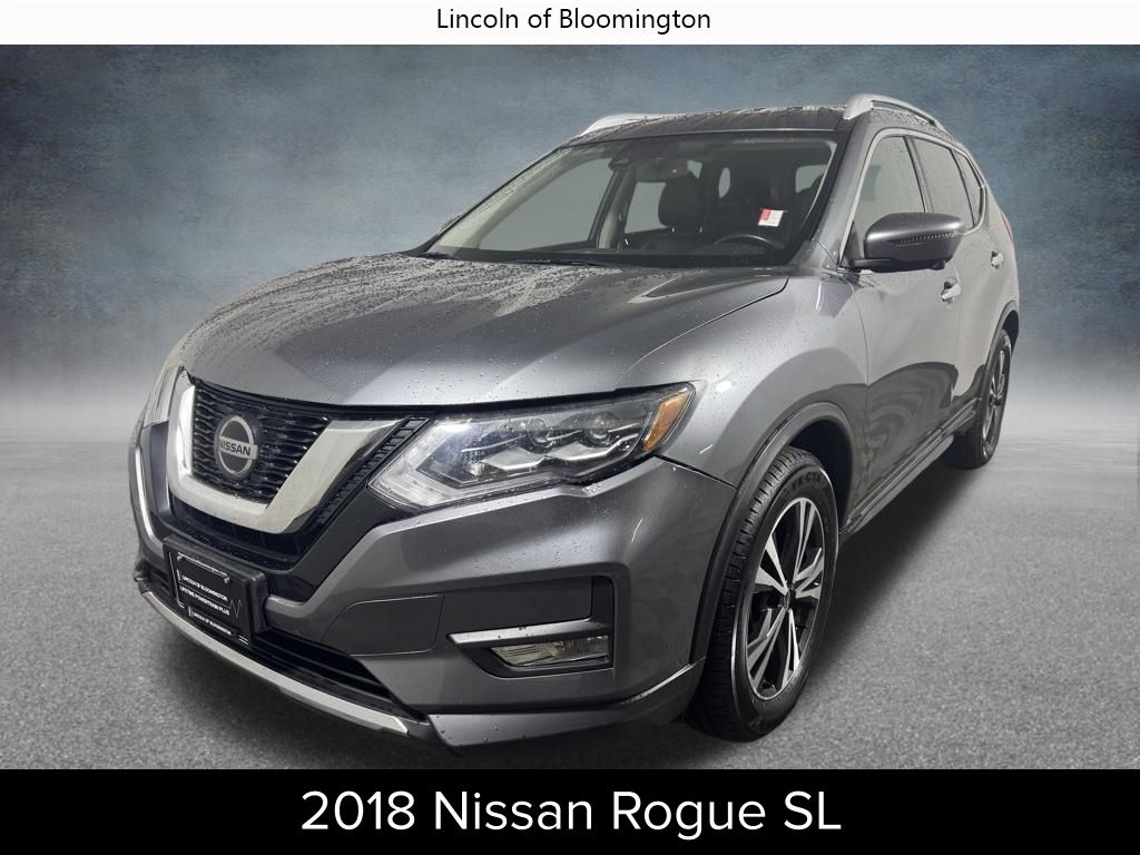 Gray (Gun Metallic) 2018 Nissan Rogue SL AWD SUV / Crossover All-Wheel Drive Continuously Variable Transmission