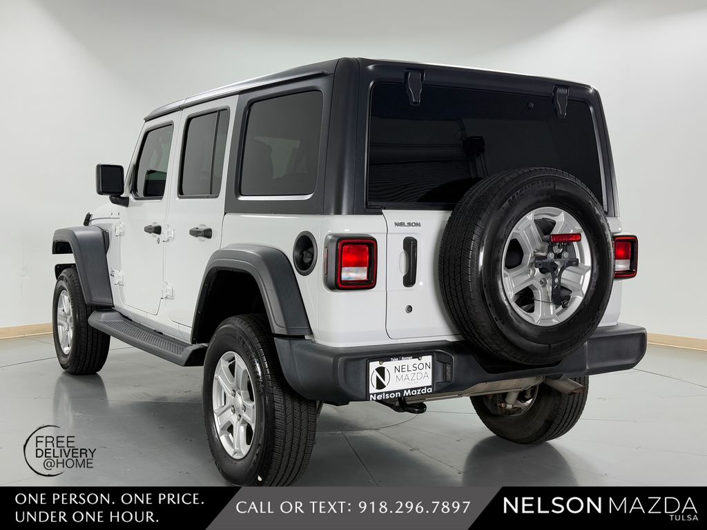 Used 2019 White Jeep Unlimited Sport S image 8