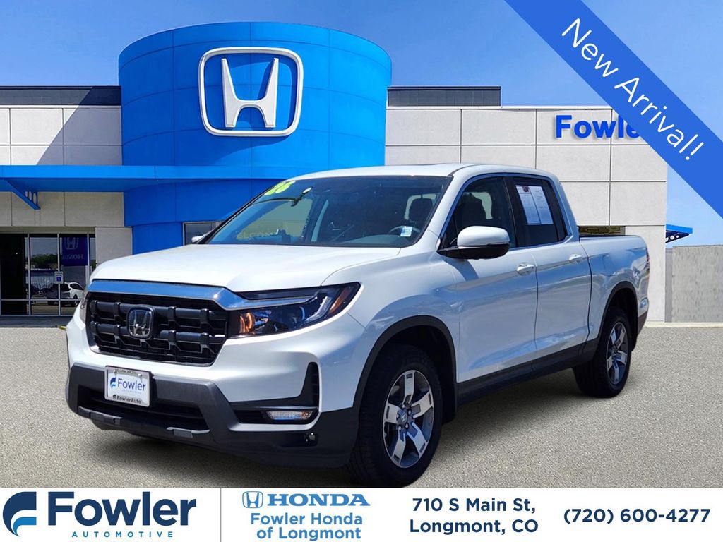 Platinum White Pearl 2026 Honda Ridgeline Pickup Truck All-Wheel Drive 9-Speed Automatic