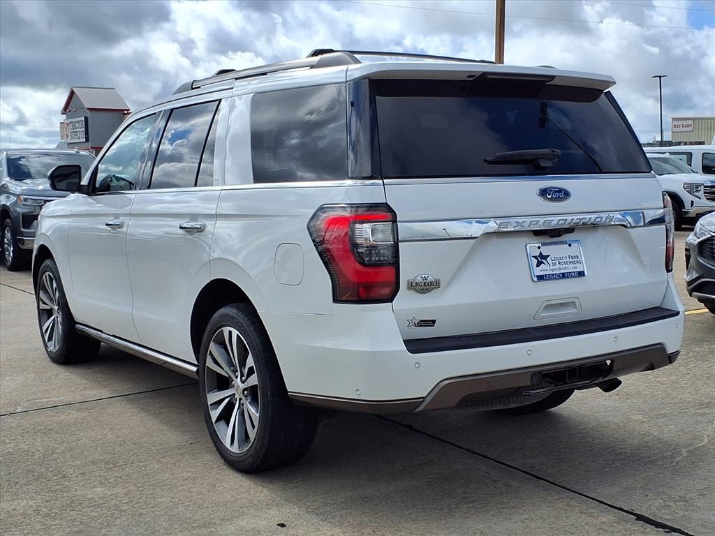 2020 Ford Expedition King Ranch White at Wharton Chevrolet GMC