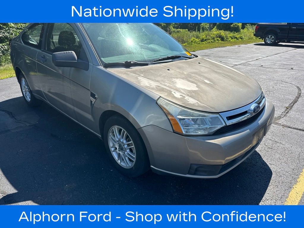 Silver Frost Clearcoat Metallic 2008 Ford Focus Coupe Front-Wheel Drive 5-Speed Manual