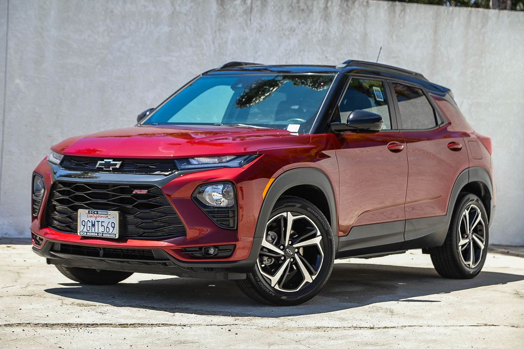 Red (Crimson Metallic) 2023 Chevrolet Trailblazer RS FWD SUV / Crossover Front-Wheel Drive Continuously Variable Transmission