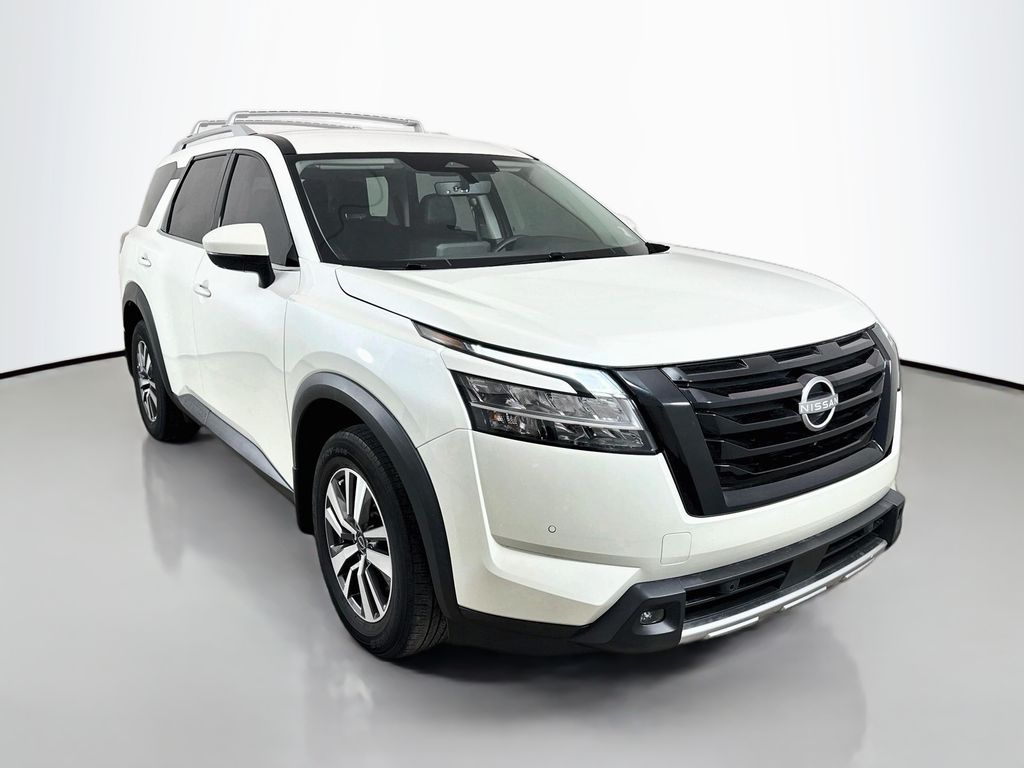 Pearl White Tricoat 2023 Nissan Pathfinder SUV / Crossover All-Wheel Drive 9-Speed Automatic