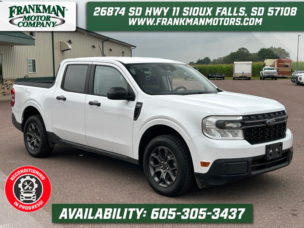 Oxford White 2024 Ford Maverick Pickup Truck All-Wheel Drive 8-Speed Automatic
