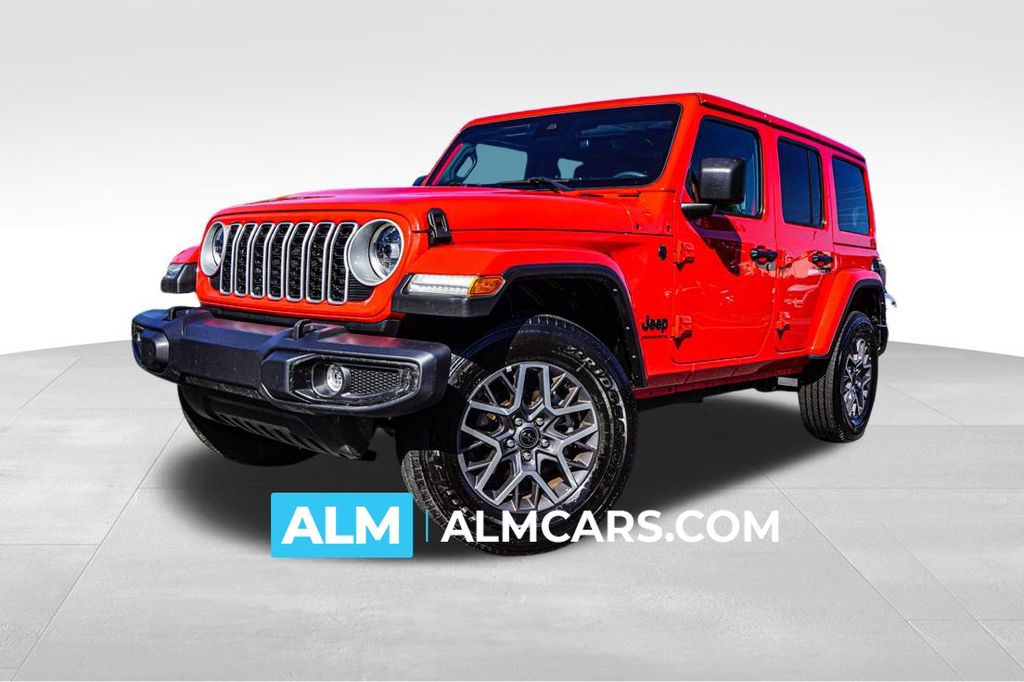 Firecracker Red Clearcoat 2025 Jeep Wrangler SUV / Crossover Four-Wheel Drive 8-Speed Automatic