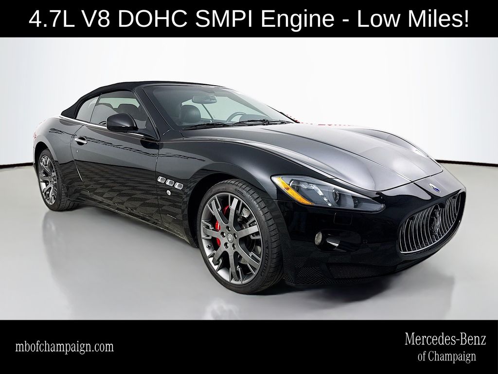 Nero 2013 Maserati GranTurismo Convertible Rear-Wheel Drive 6-Speed Automatic Overdrive