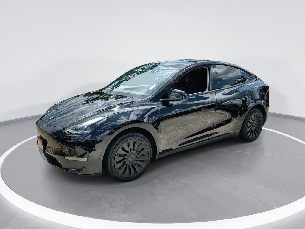 Solid Black 2025 Tesla Model Y Long Range AWD SUV / Crossover All-Wheel Drive 1-Speed Automatic
