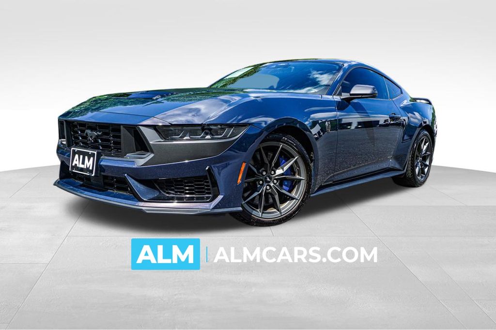 Atlas Blue Metallic 2024 Ford Mustang Dark Horse Fastback RWD Coupe Rear-Wheel Drive