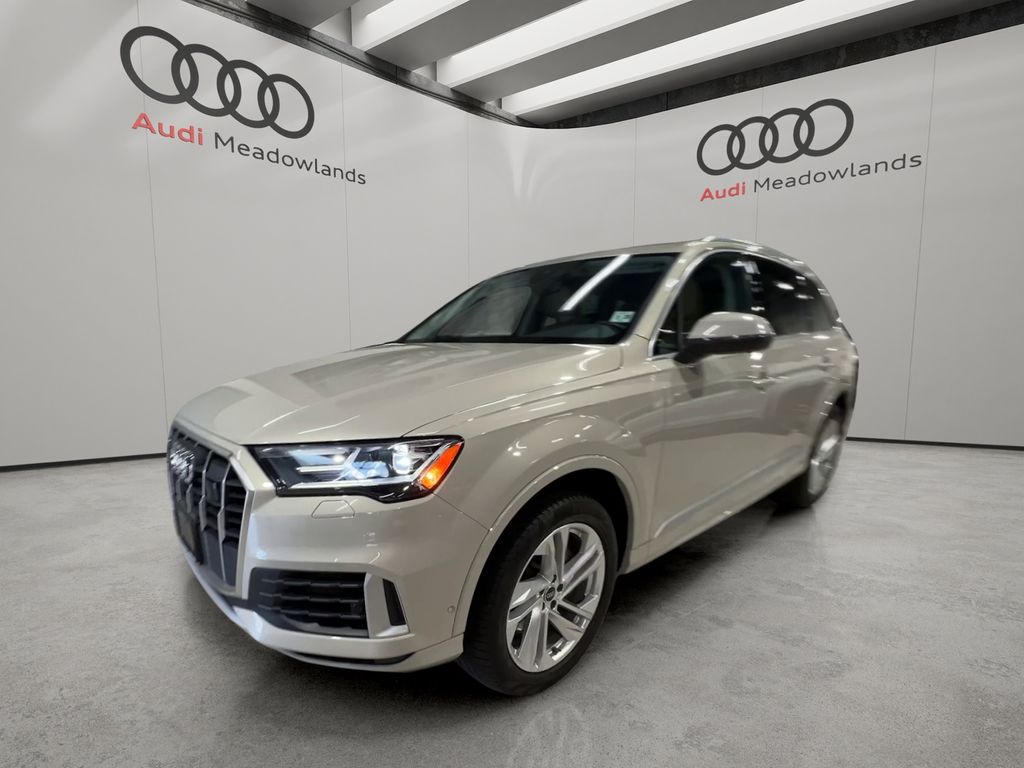 Brown (Beige Metallic) 2023 Audi Q7 SUV / Crossover All-Wheel Drive 8-Speed Automatic