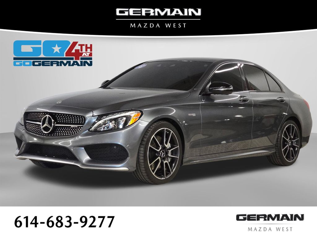designo Selenite Gray Magno 2018 Mercedes-Benz C-Class Sedan All-Wheel Drive 9-Speed Automatic