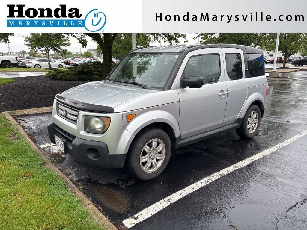 Alabaster Silver Metallic 2008 Honda Element EX AWD SUV / Crossover All-Wheel Drive 5-Speed Automatic
