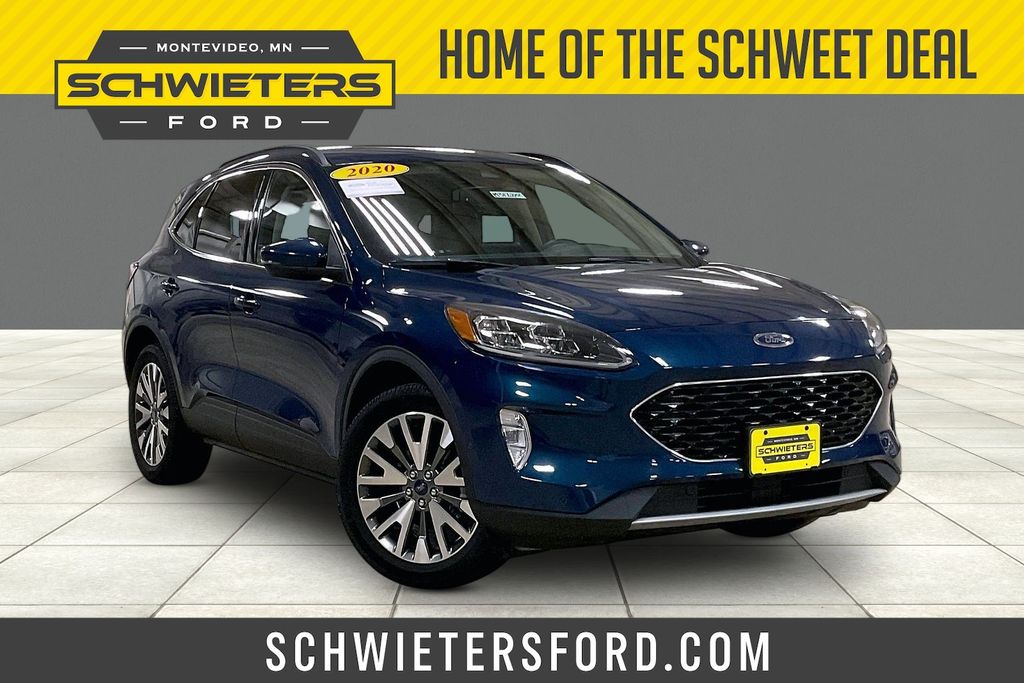 Green Metallic 2020 Ford Escape SUV / Crossover All-Wheel Drive 8-Speed Automatic