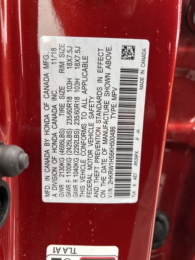 2019 Honda CR-V EX 10